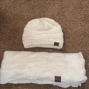 CC Beanie and Infinity Scarf